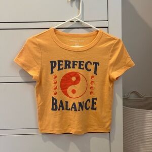 American Eagle size M baby tee